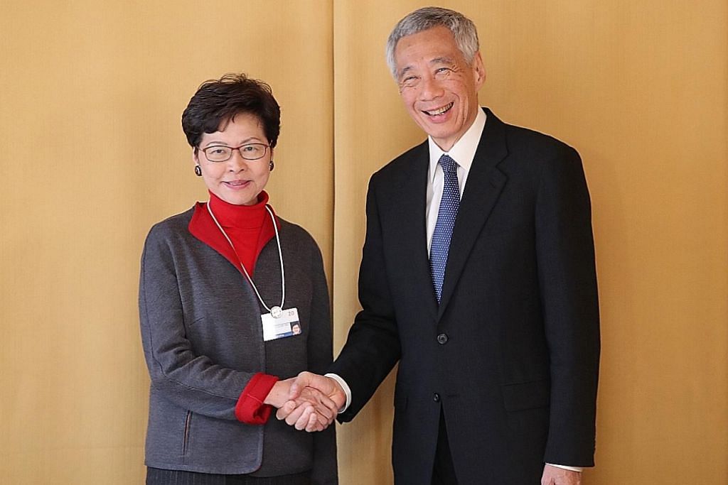 PM Lee, Cik Lam sahkan jalinan rapat S'pore, HK