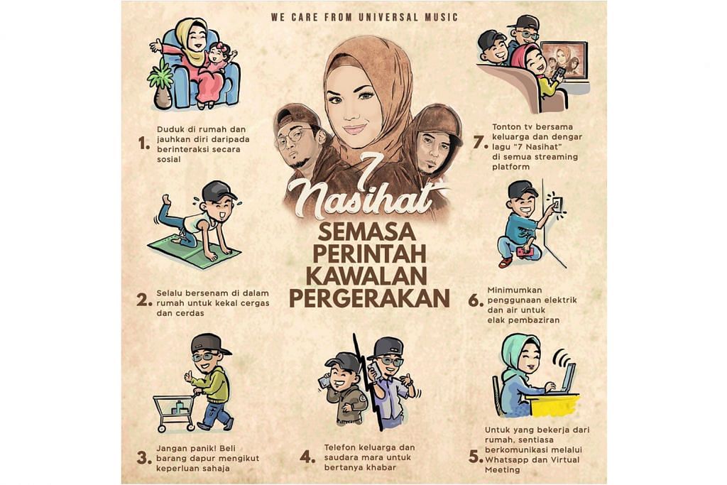 Siti Nurhaliza beri nasihat harungi Covid-19 melalui poster