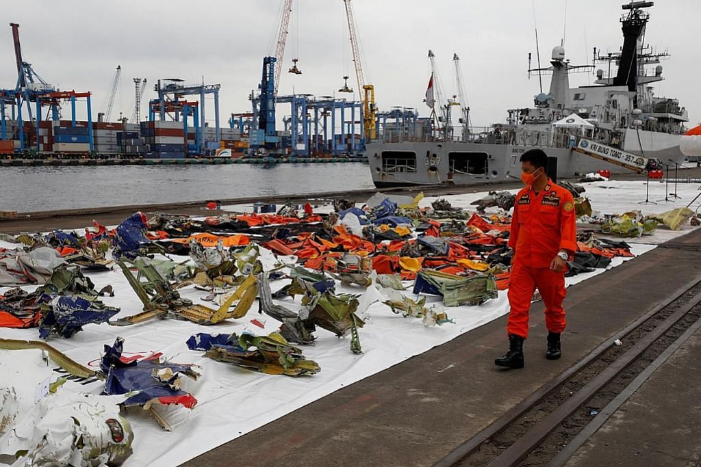 188 beg mayat berisi anggota badan mangsa pesawat Sriwijaya diterima