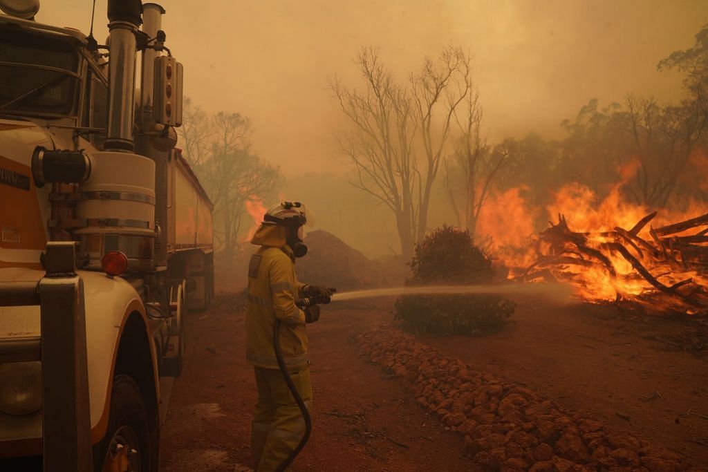 Asap kebakaran hutan selubungi Perth