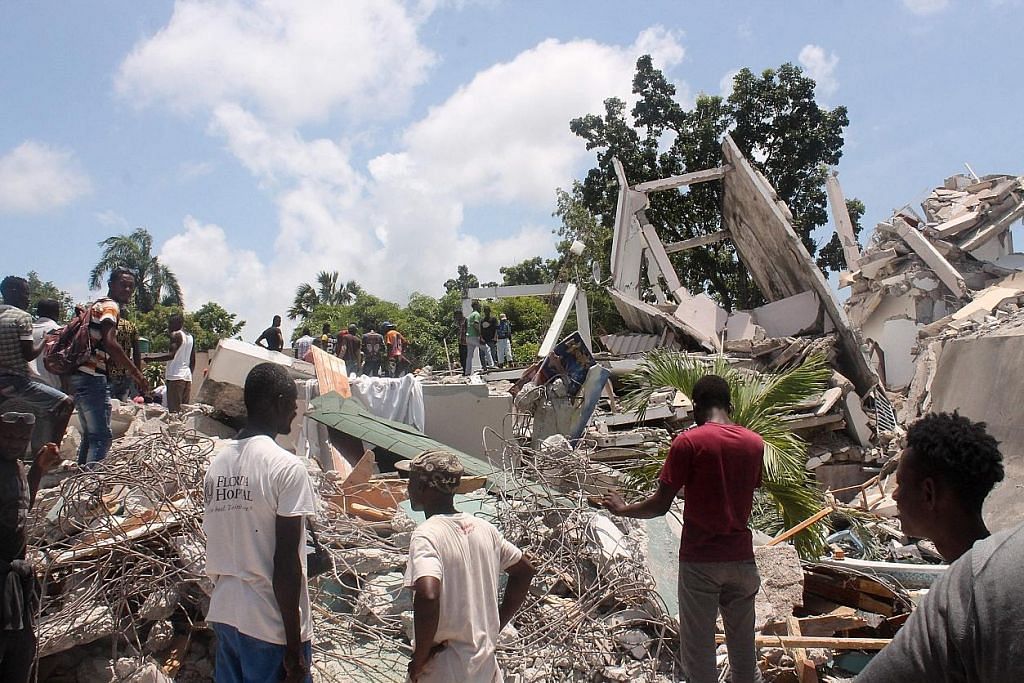 Lebih 300 maut apabila gempa kuat landa Haiti