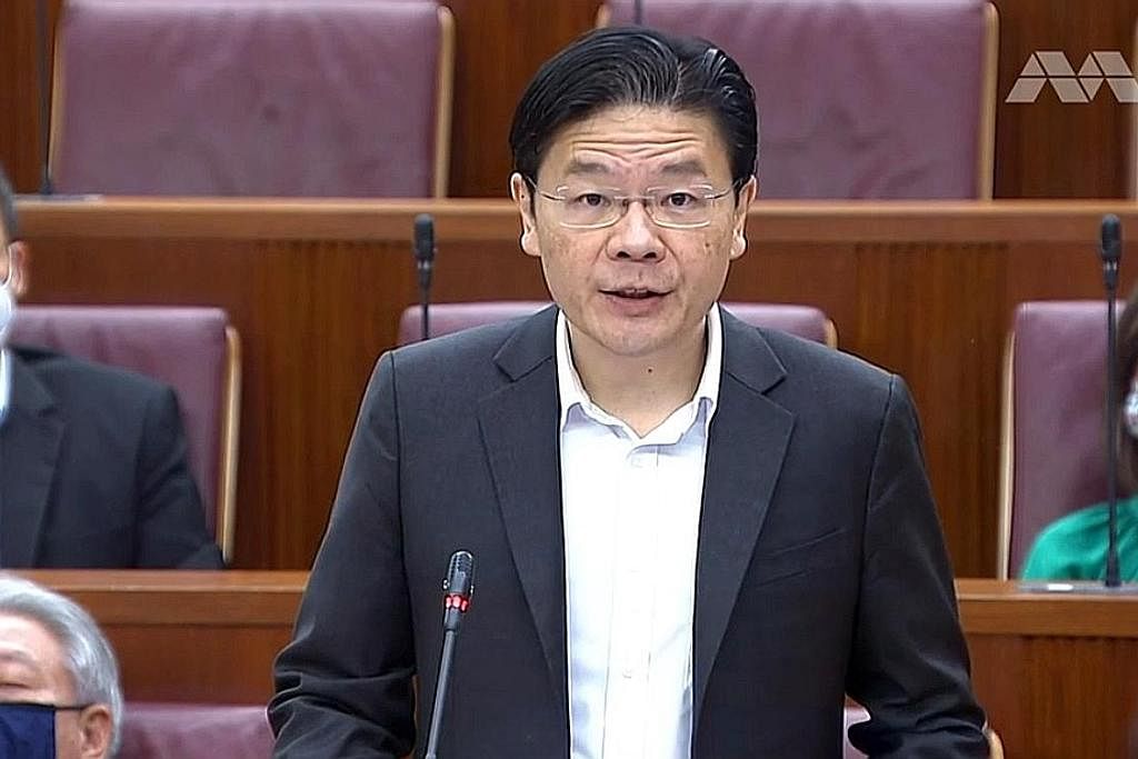 ENCIK LAWRENCE WONG: Akan menyampaikan kenyataan Belanjawan 2022 Singapura di Parlimen. - Foto fail