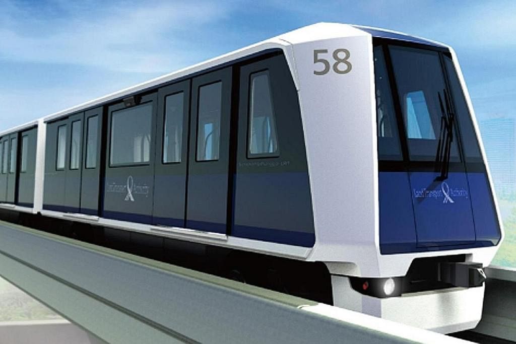 TINGKATKAN KAPASITI: LRT Sengkang-Punggol akan mendapat 17 kereta api baru dan depohnya diperluas. - Foto LTA