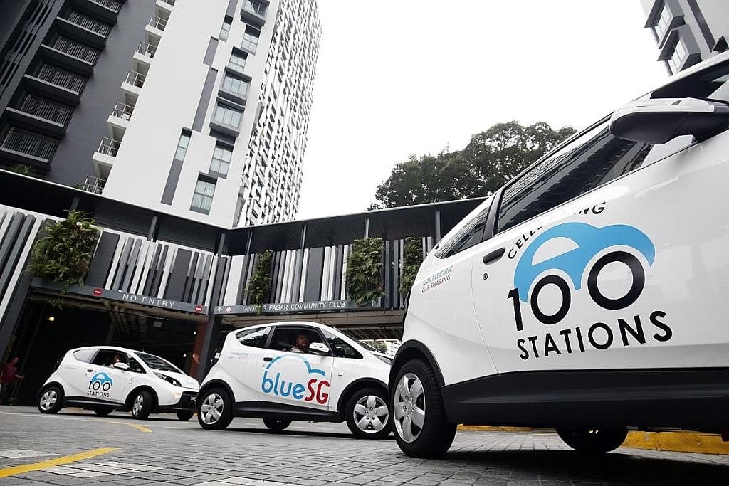 KONGSI KERETA ELEKTRIK: BlueSG menawarkan pilihan menggunakan kereta elektrik yang lebih mesra alam. - Foto fail
