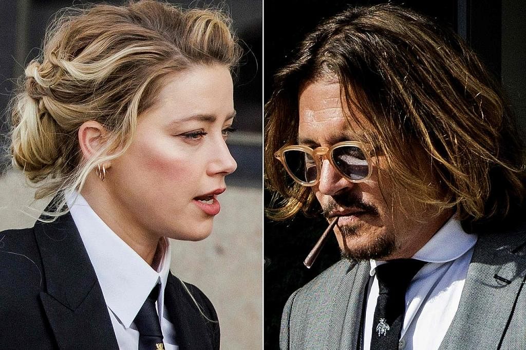 BAWA BUKTI BARU: Amber Heard (kiri) mengupah peguam baru untuk rayuan terhadap Johnny Depp. - Foto AFP