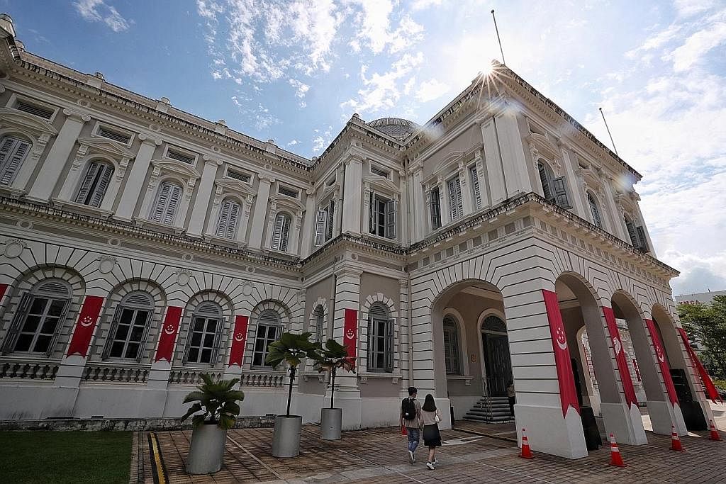 AKAN DINAIK TARAF: Galeri utama sejarah Singapura dan Glass Rotunda Muzium Negara Singapura akan dinaik taraf masing-masing pada 2026 dan 2025. - Foto-foto BH oleh KEVIN LIM