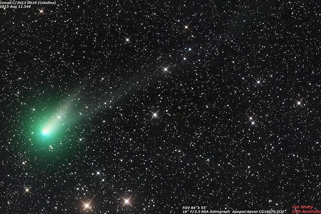 BINTANG HIASAN LANGIT: Pemandangan mempesonakan Komet Catalina dan bintang bertaburan di langit. Banyak perkara dikaitkan dengan bintang, daripada kehidupan kepada agama, budaya dan malah bahasa. - Foto IAN SHARP